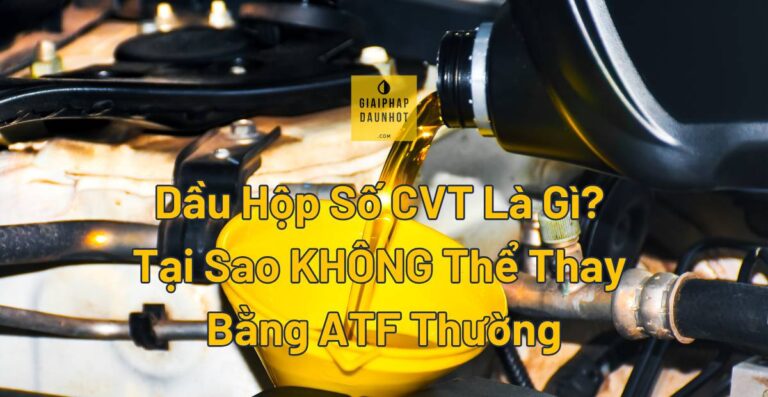 dầu hộp số CVT không thể thay ATF Honda HCF-2 Nissan NS-3 Toyota WS