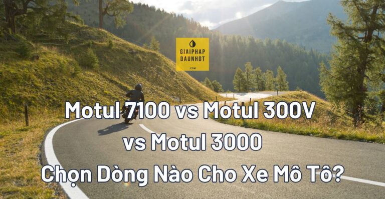 Motul 7100 vs 300V vs 3000 so sánh dầu nhớt xe máy