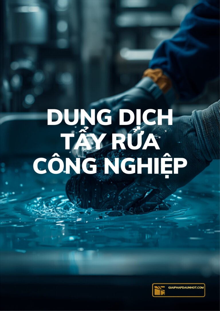 Dung dịch tẩy rửa công nghiệp - phân loại và cách chọn